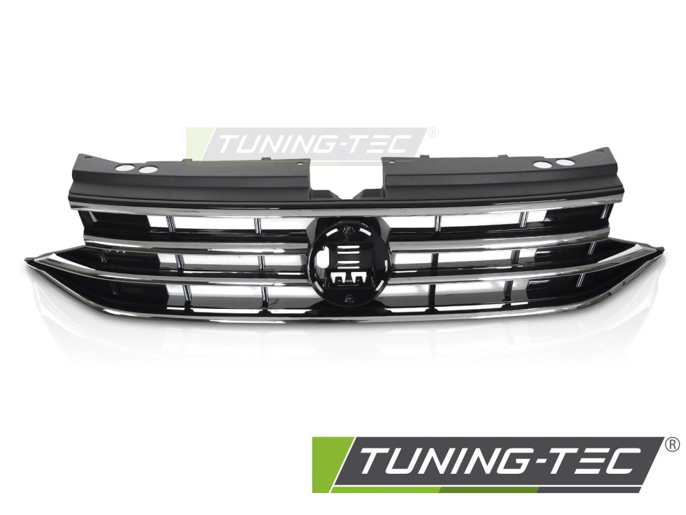 Front Grille VW Tiguan II 20-24 Chrome – náhľad 2