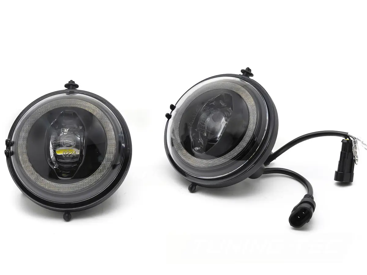 Full LED Fog Lights with Lens and DRL Mini Cooper R55 R56 R57 07-14