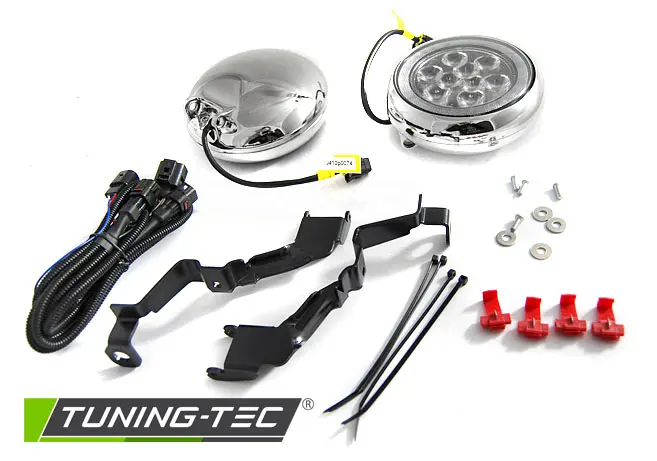 Fog Lights Angel Eyes LED DRL Universal BMW Mini Cooper – náhľad 4