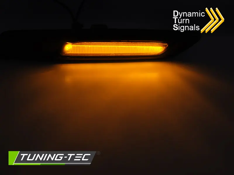 Side Indicators BMW 5 Series F10/F11 10-13 Black Smoke SEQ LED – náhľad 2
