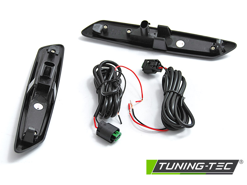 Side Indicators BMW 5 Series F10/F11 10-13 Black Smoke SEQ LED – náhľad 3