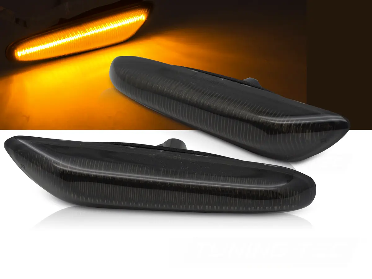 Bočné smerovky BMW E46 / E60 / E87 / E90 Smoke LED