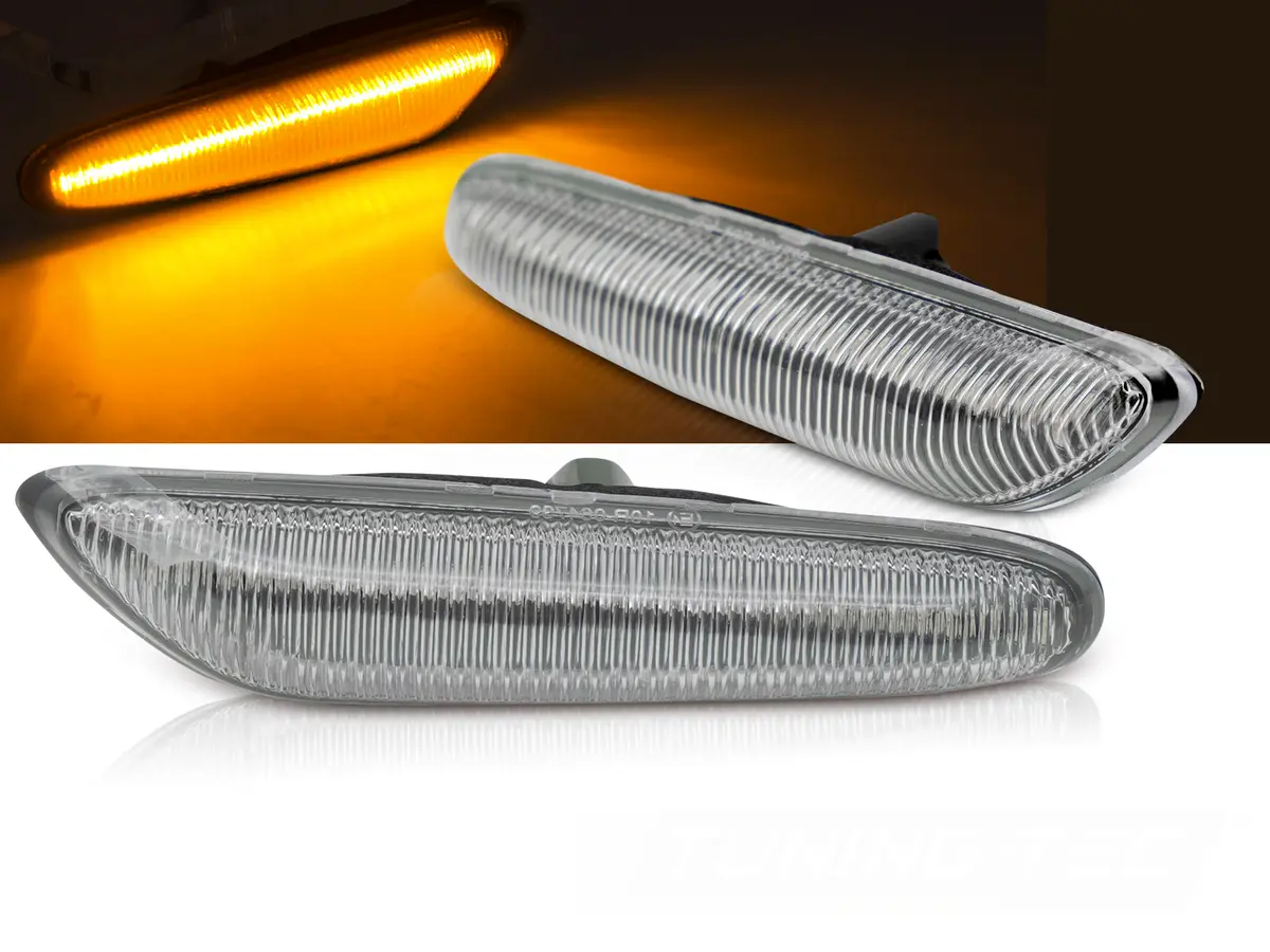 Bočné smerovky BMW E46 / E60 / E87 / E90 White LED
