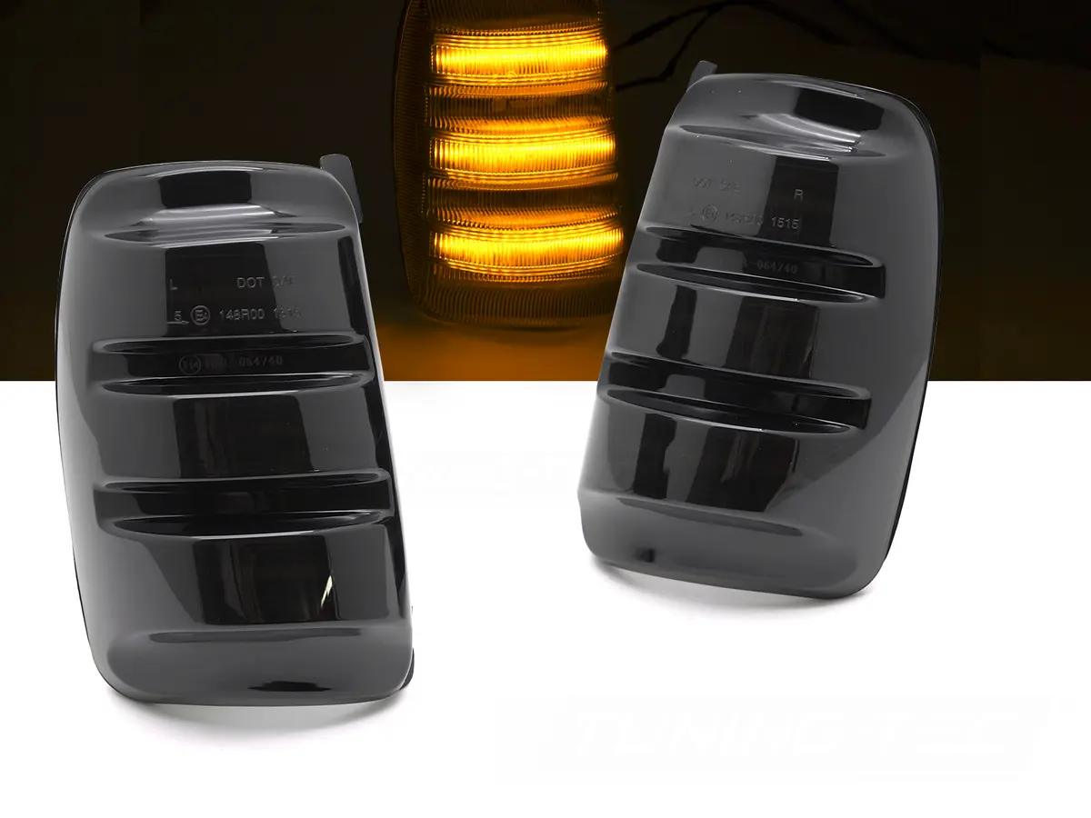 Side Mirror Indicators Ford Transit 13- Smoke LED SEQ