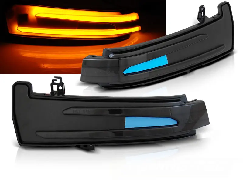 Side Mirror Indicators Mercedes W204 / W212 / W176 / W221 / W246 / X204 Smoke LED Sequential