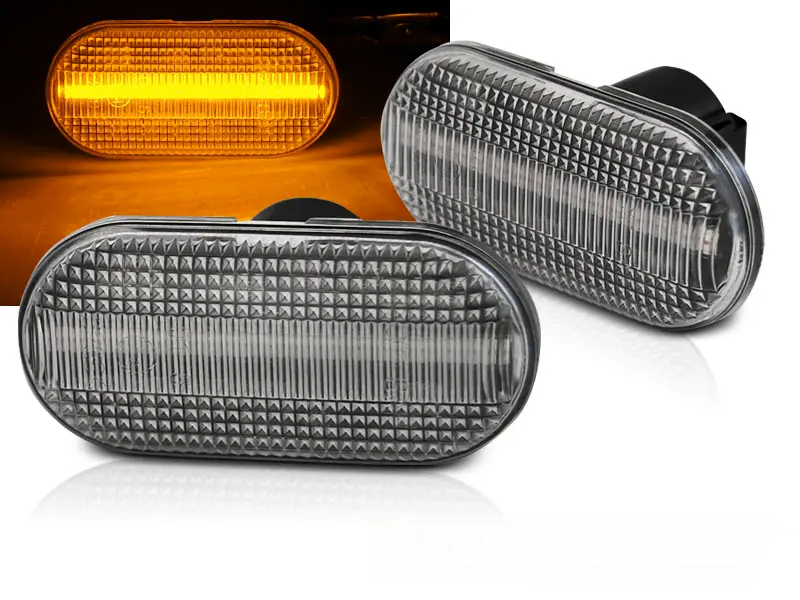 Side Indicators Renault Clio / Megane / Scenic / Twingo White LED SEQ