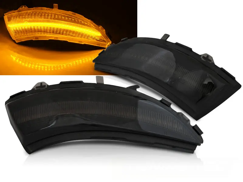 Side Mirror Indicators Renault Clio IV 12-16 Smoke LED SEQ