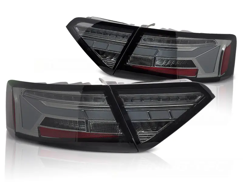 Tail lights Audi A5 8T 11-16 LED BAR Smoke