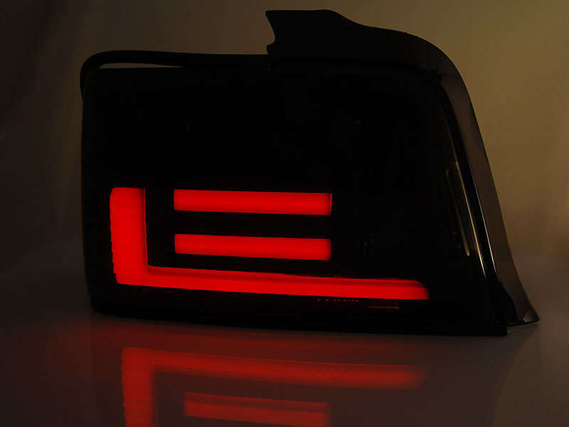 Tail lights BMW E36 Sedan 90-99 LED BAR Smoke – náhľad 2