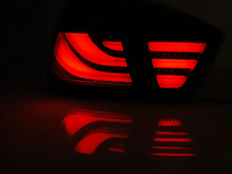 Tail lights BMW E90 05-08 LED BAR Smoke Black – náhľad 2