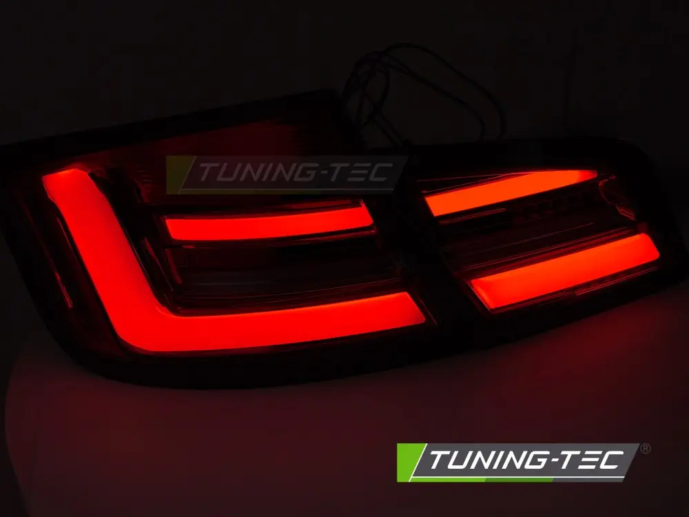 Tail lights BMW 5 Series F10 10-13 LED BAR Red White – náhľad 2