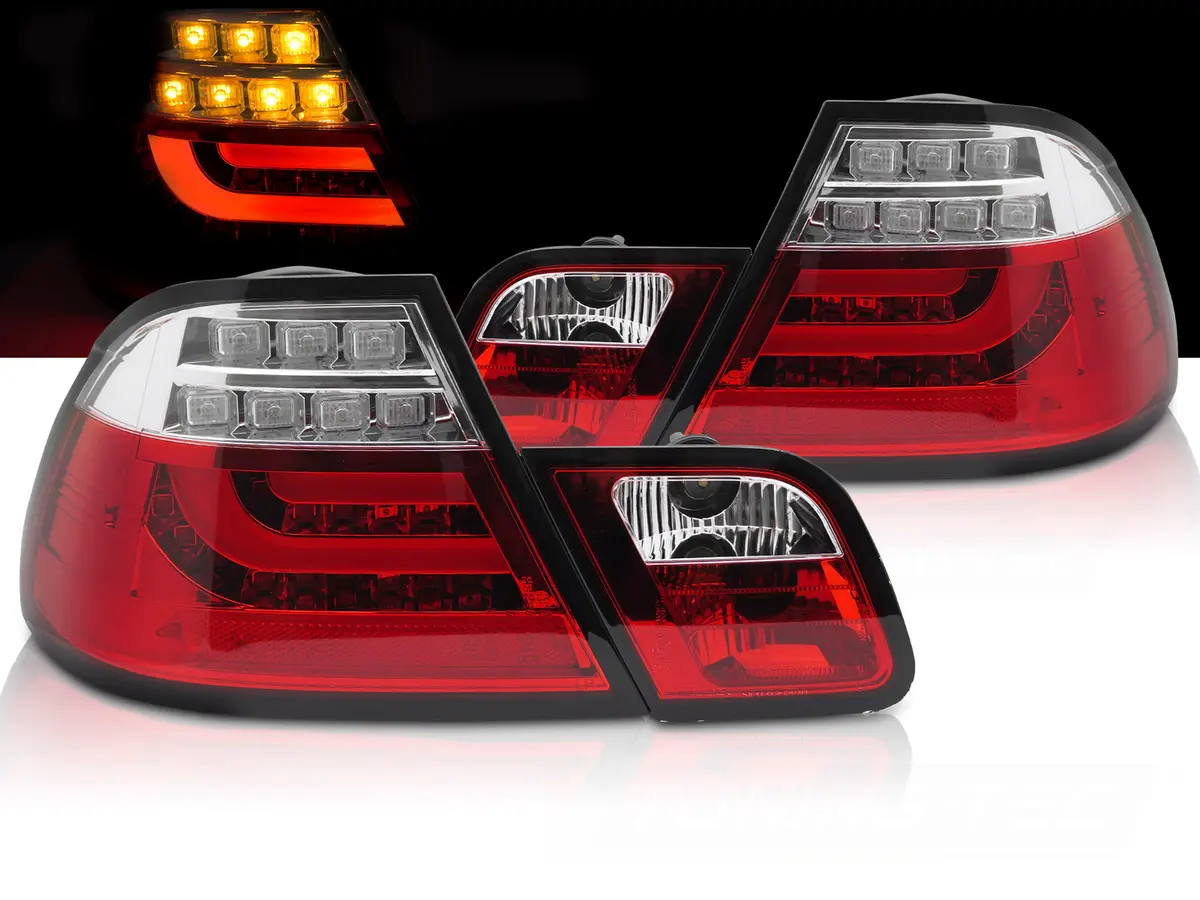 Tail Lights BMW E46 Coupé 03-06 Red