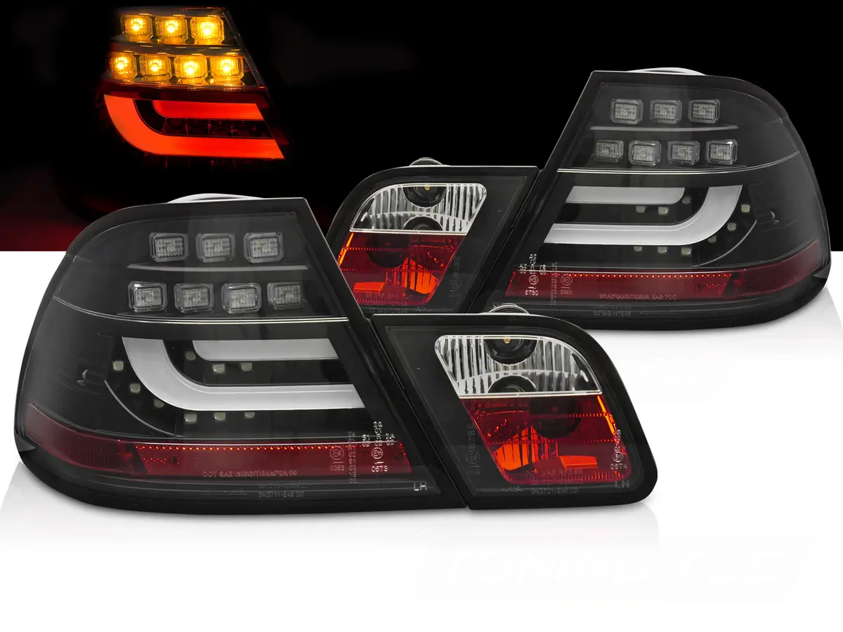 Tail lights BMW E46 Coupé 03-06 Black