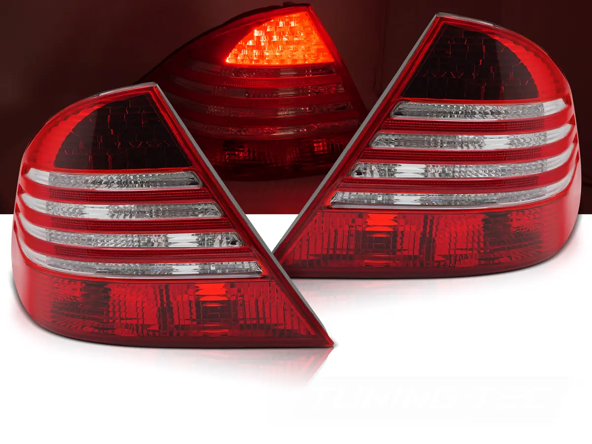 Tail Lights Mercedes S Class W220 98-05 Red White