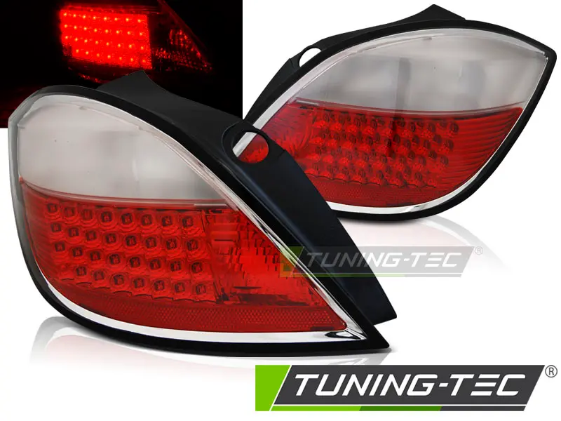 Tail lights Opel Astra H 04-09 5-door Red White