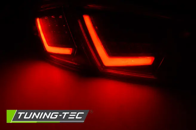 Tail Lights Seat Leon 1P 09-12 LED BAR Red Smoke – náhľad 2