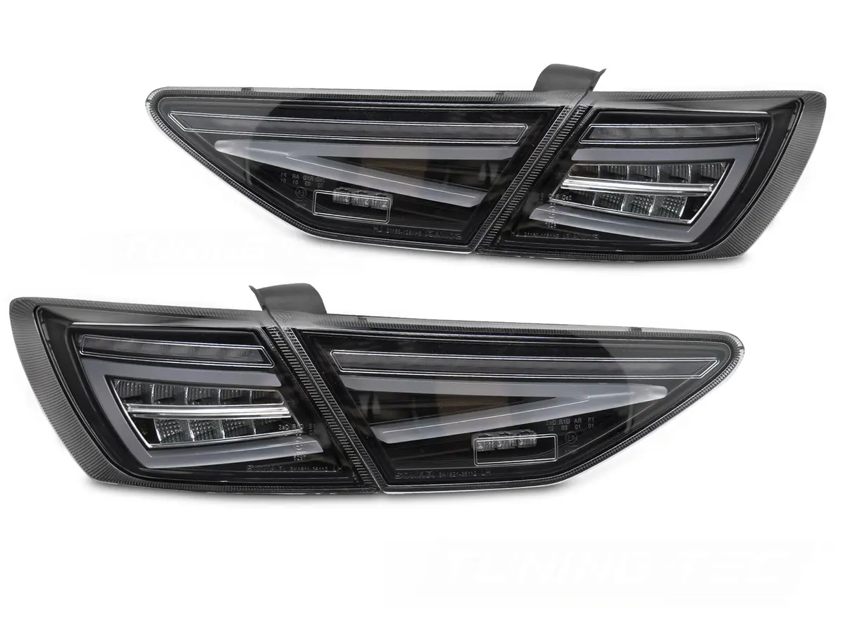 Tail lights Seat Leon III 5F 12-20 Black OEM Bulb
