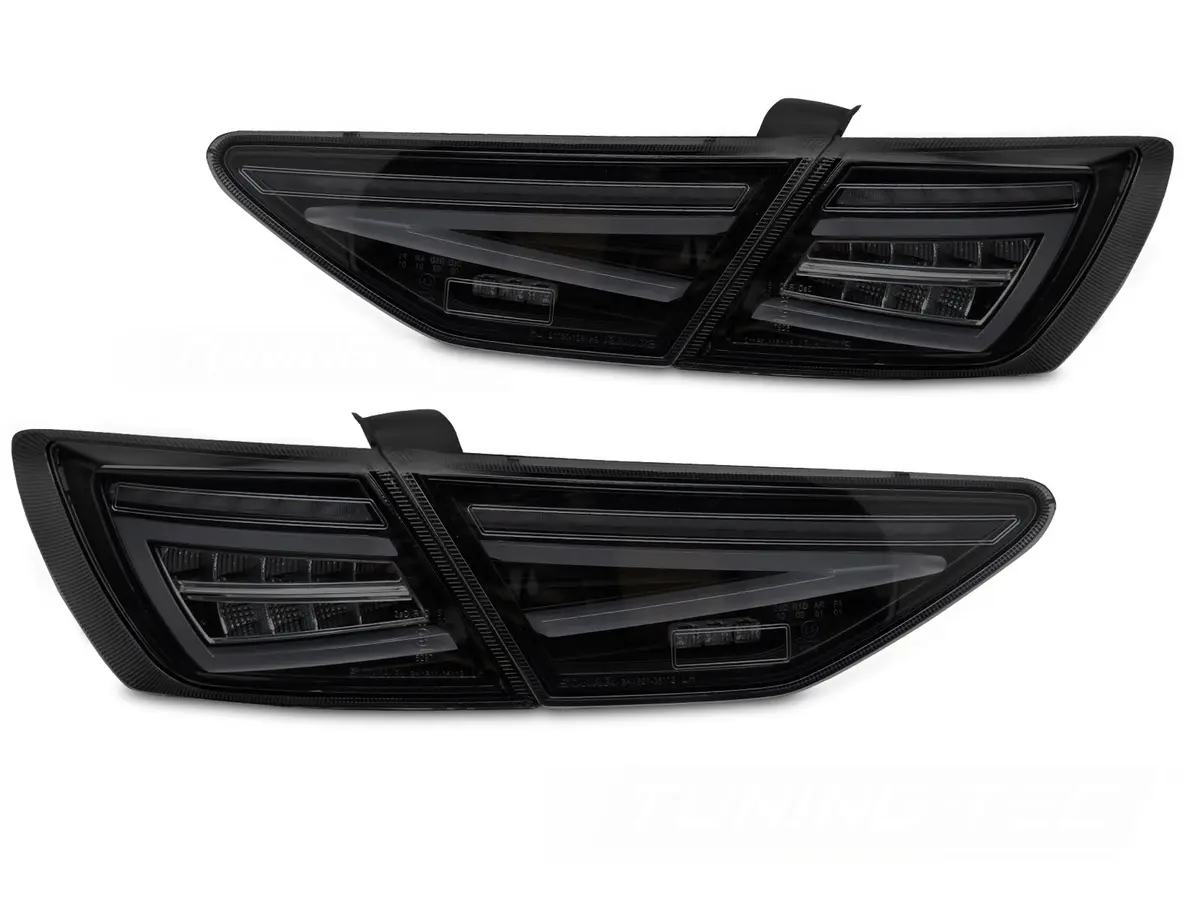 Tail lights Seat Leon III 5F 12-20 Black Smoke OEM Bulb