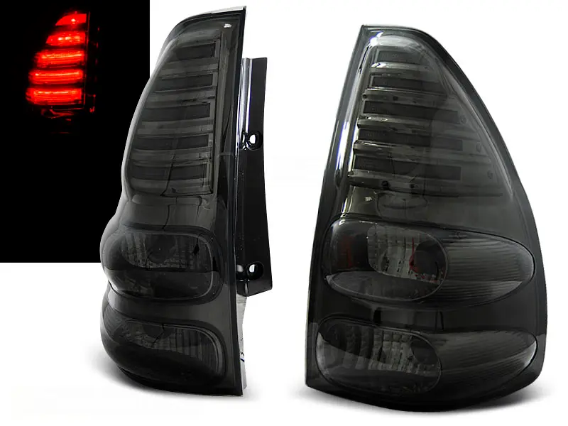 Zadné LED svetlá Toyota Land Cruiser J120 03-09 Smoke