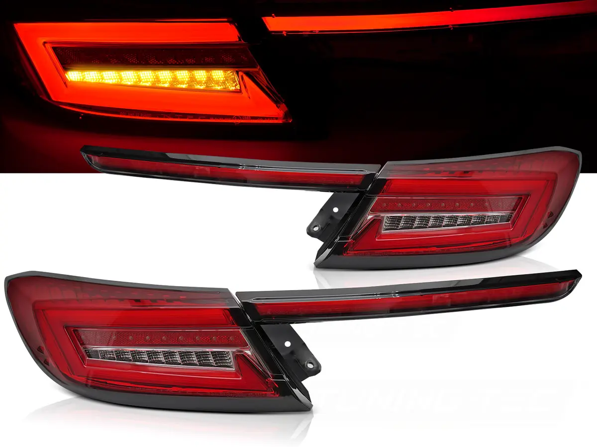 Tail lights Toyota GR86 21- LED Bar Red White