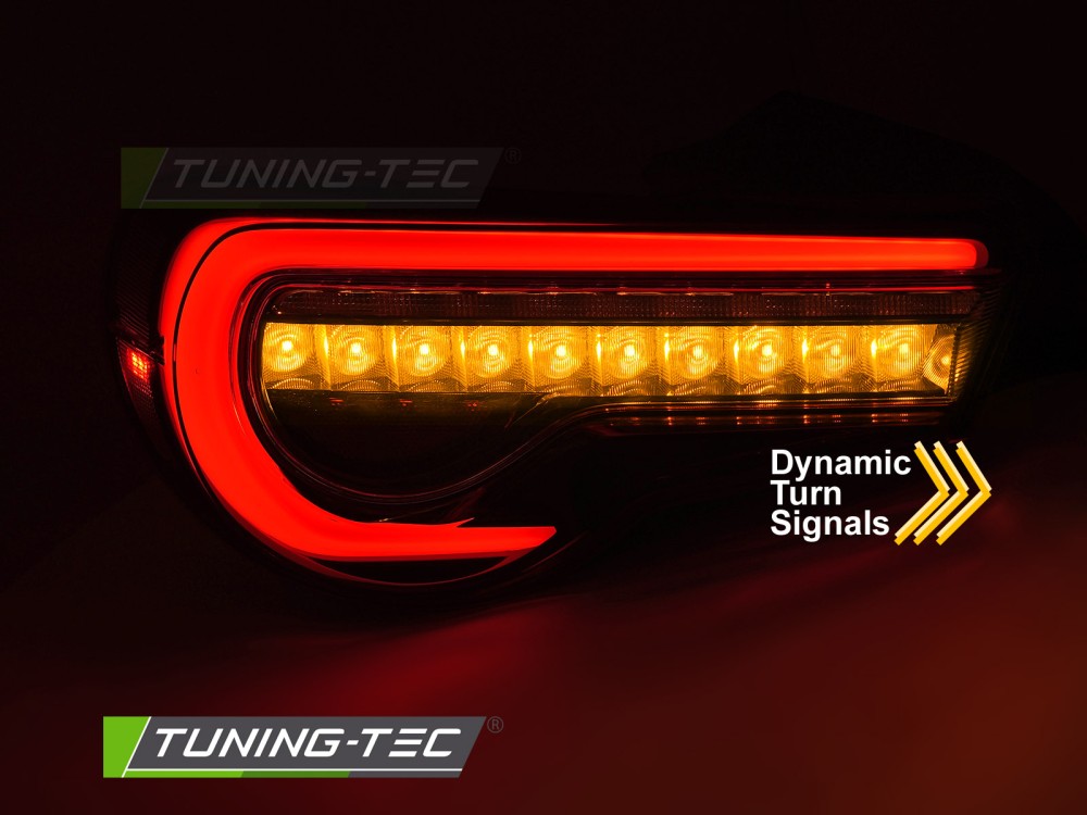 Tail lights Toyota GT86 12-21 LED Bar Smoke (without approval) – náhľad 3