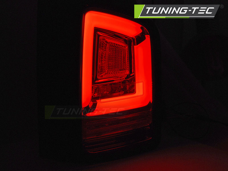 Tail lights VW T5 03-09 Black LED Bar (barn doors) – náhľad 3