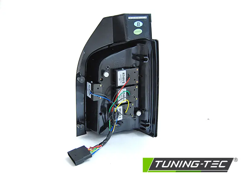 Tail lights VW T6 15-19 LED BAR Black (barn doors) – náhľad 6