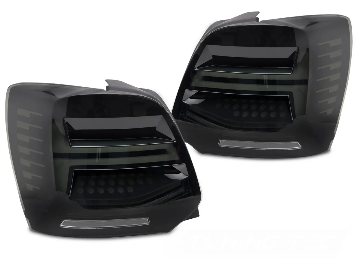 Zadné svetlá VW Polo V 6R 09-17 Smoke FULL LED sekvenčné