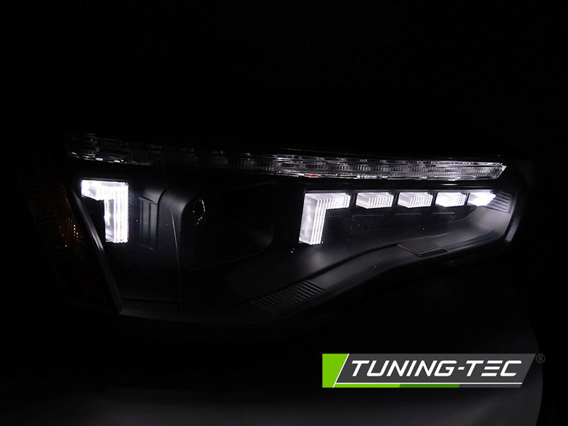 Headlights Audi A5 8T 11-16 LED DRL Black – náhľad 3