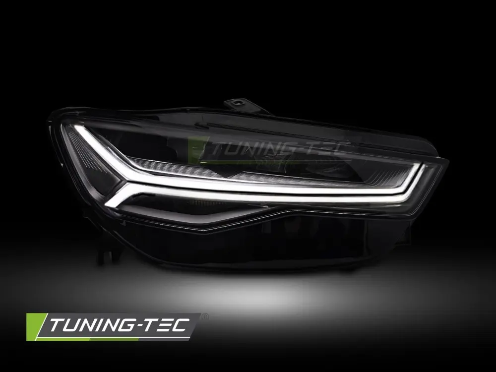 Predné Full LED svetlá Audi A6 C7 14-18 DRL (náhrada xenónu) – náhľad 2