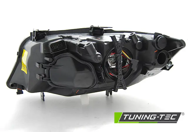 Headlights BMW E90 / E91 05-11 Angel Eyes LED Indicator Black – náhľad 5
