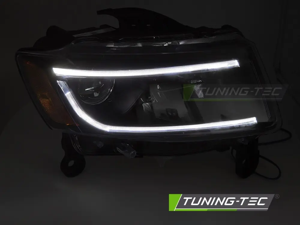 Headlights Jeep Grand Cherokee WK2 14-16 Tube Light Black – náhľad 2