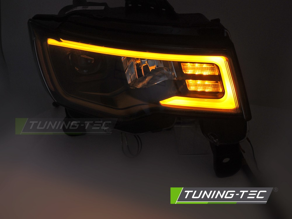 Headlights Jeep Grand Cherokee WK2 16-21 Tube Light Black – náhľad 3