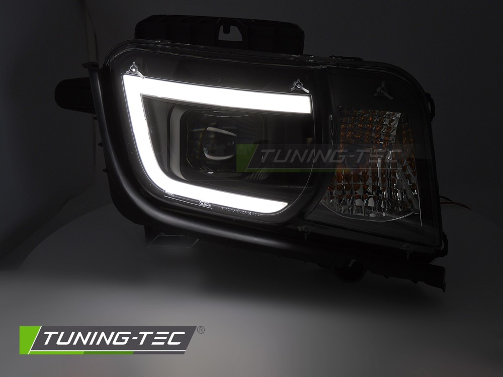 Headlights Chevrolet Camaro 09-13 Tube Light Black – náhľad 2