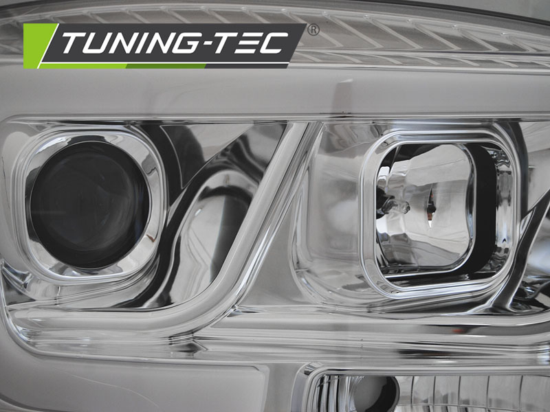 Headlights Dodge Ram 06-08 Tube Light Chrome – náhľad 2