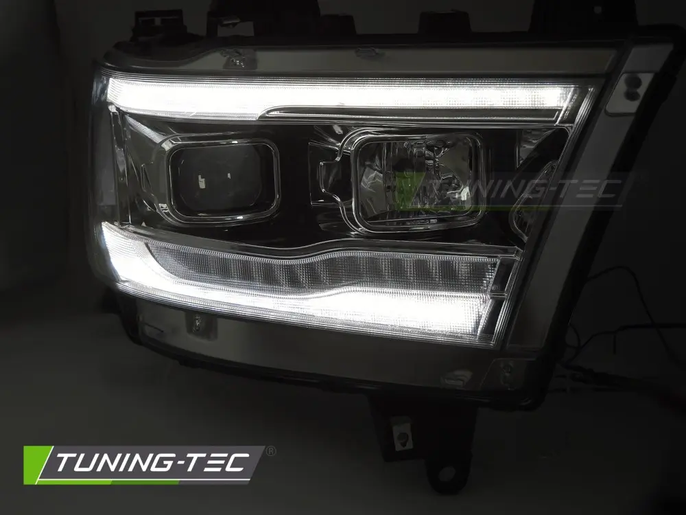 Headlights Dodge Ram 1500 19-22 Tube Chrome – náhľad 2