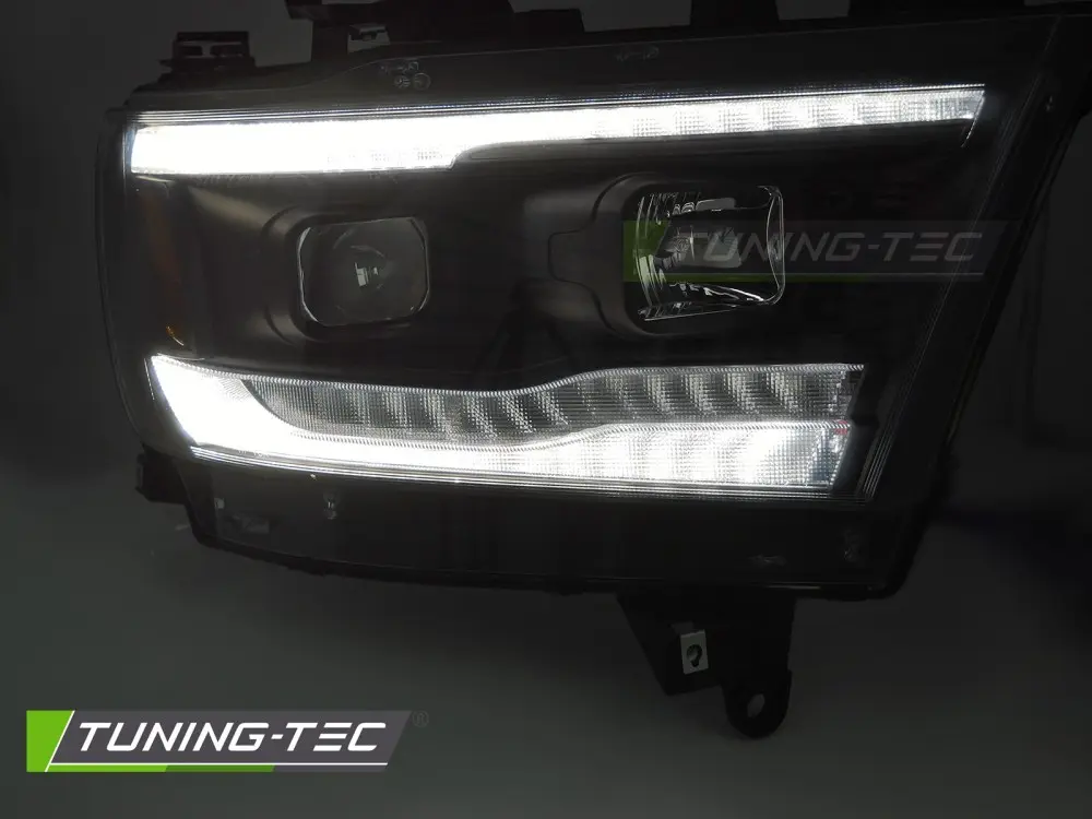 Headlights Dodge Ram 1500 19-22 Tube Black – náhľad 2