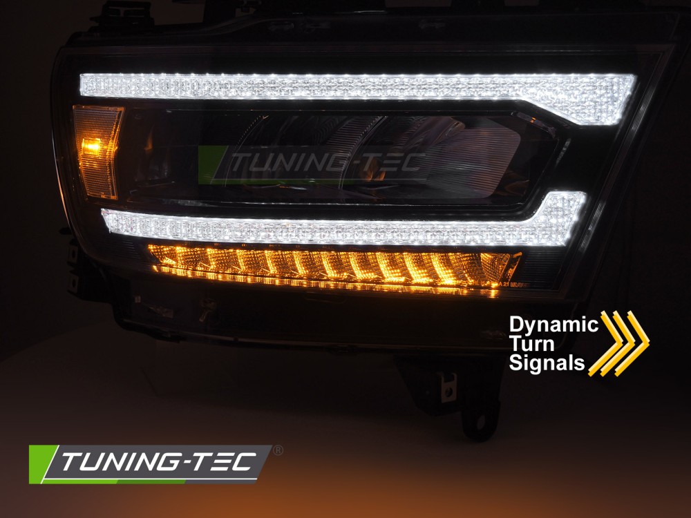 Headlights Dodge Ram 1500 19-22 Full LED DRL – náhľad 3