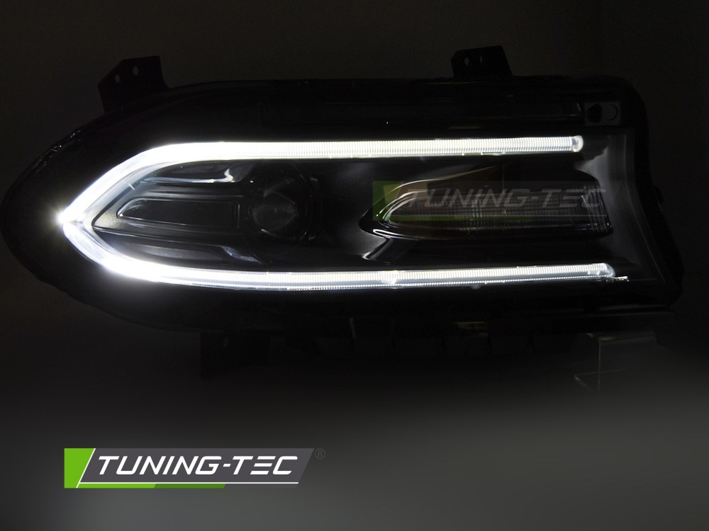 Headlights Dodge Charger 14-23 LED Black – náhľad 2