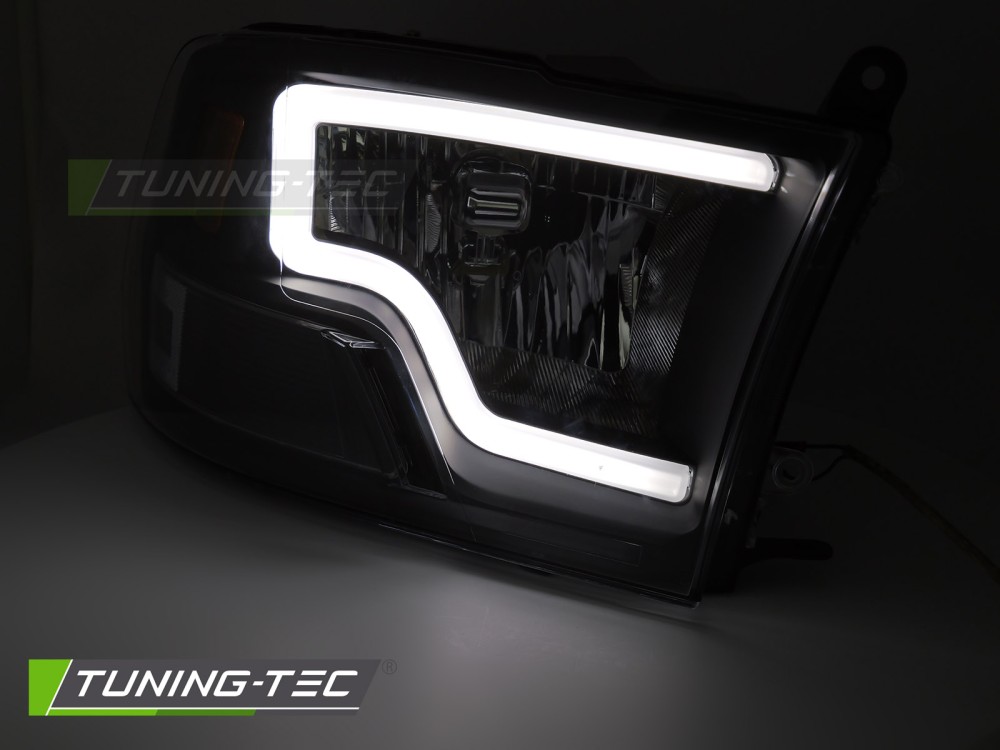Headlights Dodge Ram 09-18 Tube Light Black – náhľad 2