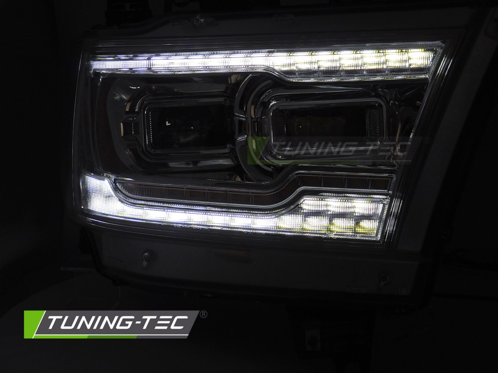 Headlights Dodge Ram 1500 19-22 Full LED Chrome – náhľad 2