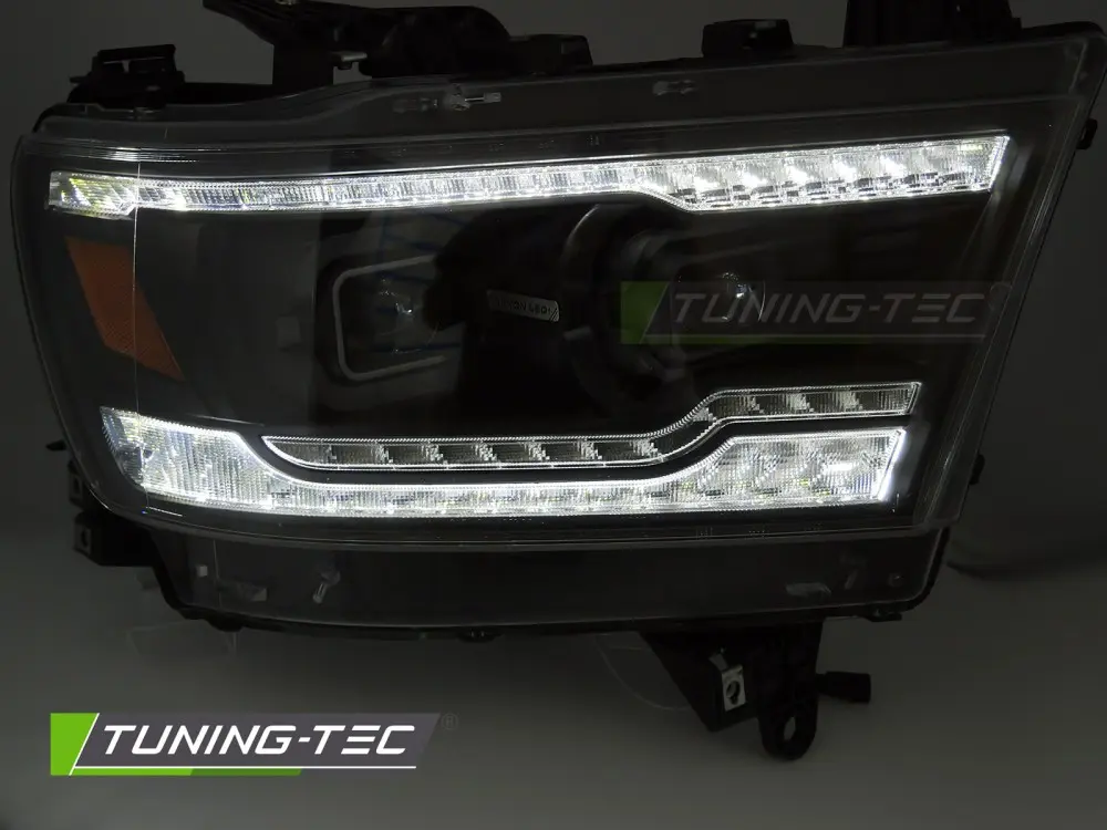 Headlights Dodge Ram 1500 19-22 Full LED Black – náhľad 2