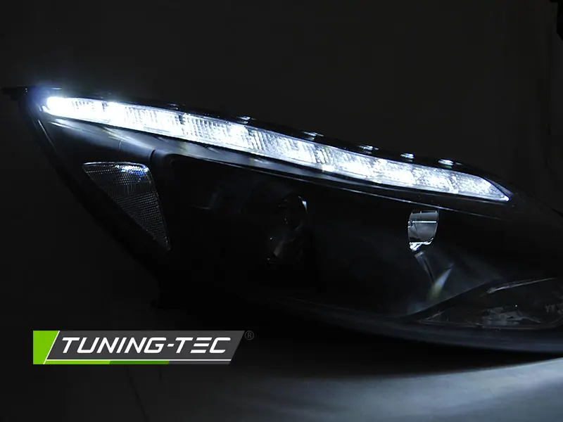 Headlights Ford Focus III 11-14 LED Black – náhľad 2