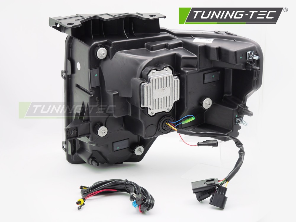 Headlights Ford F-150 08-14 Full LED DRL Black – náhľad 4