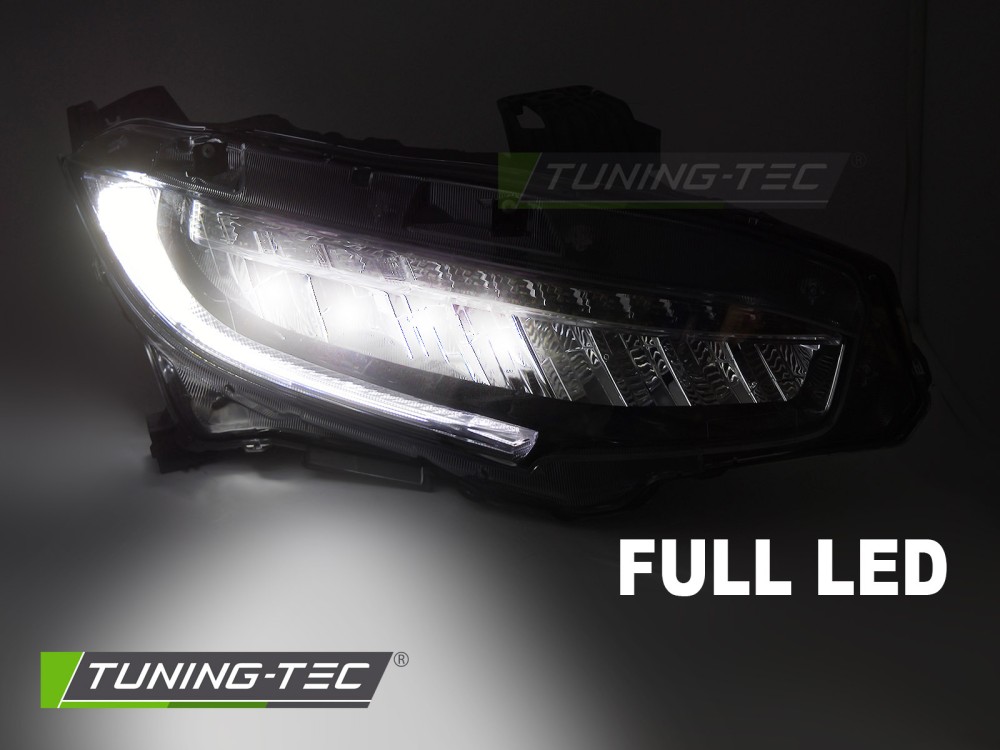 Headlights Honda Civic X 16-21 Full LED – náhľad 4