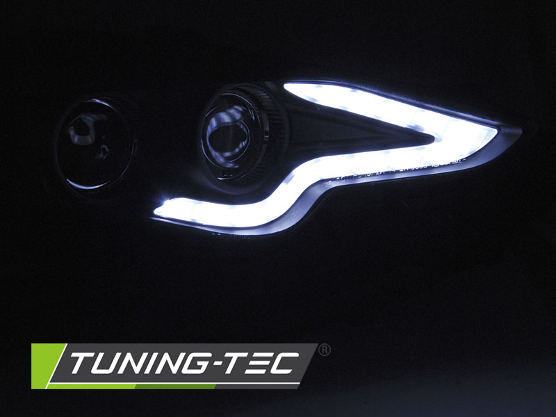 Headlights Lexus IS III 13-16 LED Tube Black – náhľad 2