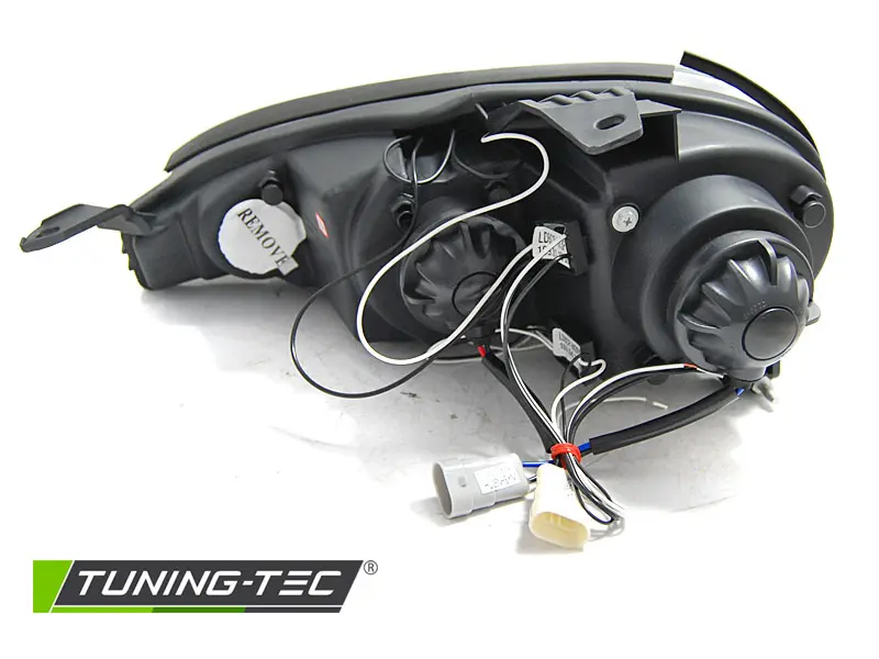 Headlights Mazda MX5 01-05 Angel Eyes Chrome – náhľad 3