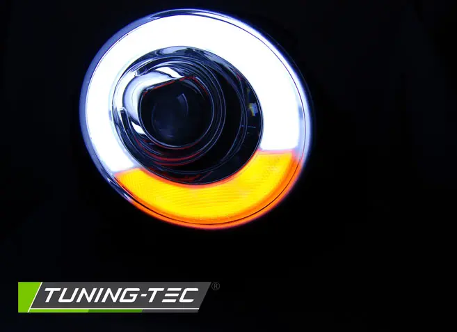 Headlights Mini Cooper R56 06-14 Tube Light Black – náhľad 3