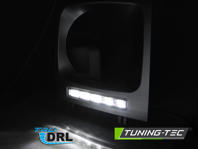 Headlights Mercedes G Class W463 01-12 Frame LED DRL Silver – náhľad 3