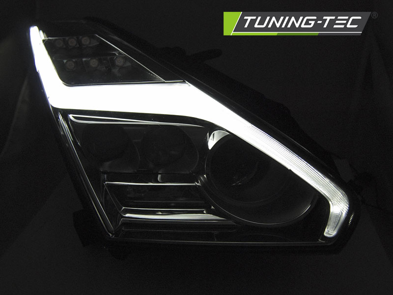 Headlights Nissan GT-R 08-13 Tube Chrome LED – náhľad 3